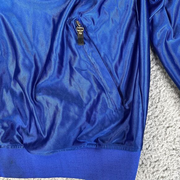 Everlast Boxing Track Jacket Mens Large Blue Full Zip Long Sleeve Pockets Y2K - Picture 4 of 15